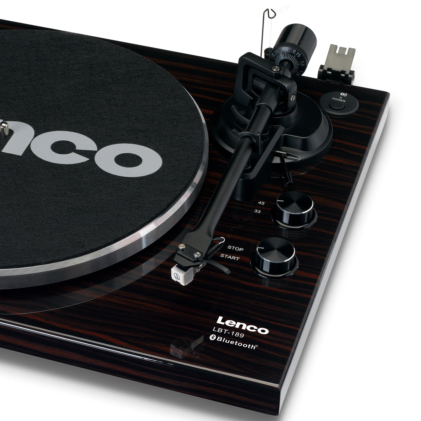 LENCO LBT-189WA - Record Player with Bluetooth® transmission, dark brown