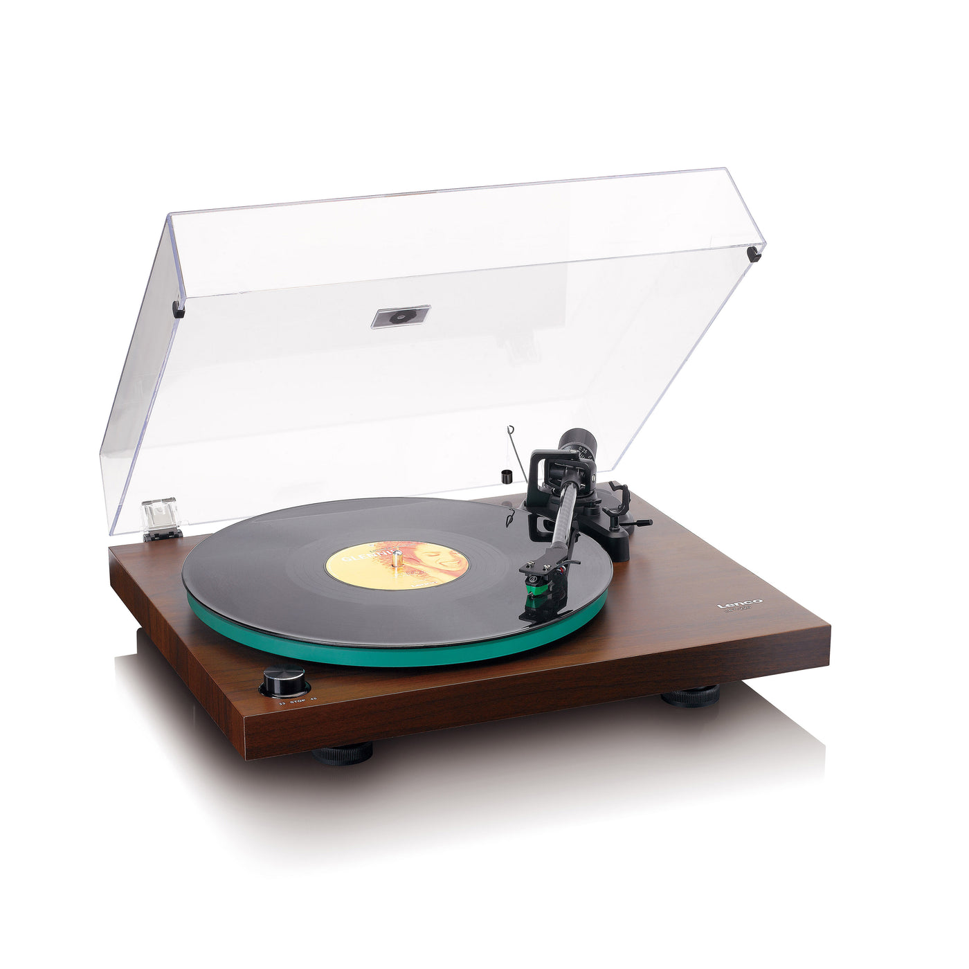 LENCO LBT-225WA - Record player with Bluetooth® transmission - dark brown