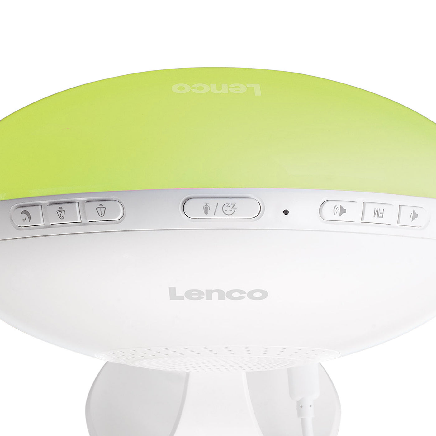 LENCO CRW-110WH - Smart wekkerradio met wake up light - Multi kleur