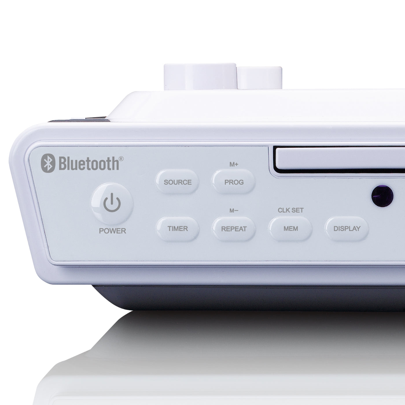 LENCO KCR-150WH - FM Keukenradio met CD speler en Bluetooth® - Wit