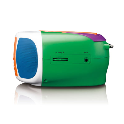LENCO SCD-861KIDS - Draagbare DAB+/FM radio met Bluetooth®, CD-speler en groot LCD kleurendisplay - Vrolijke kleuren voor kinderen
