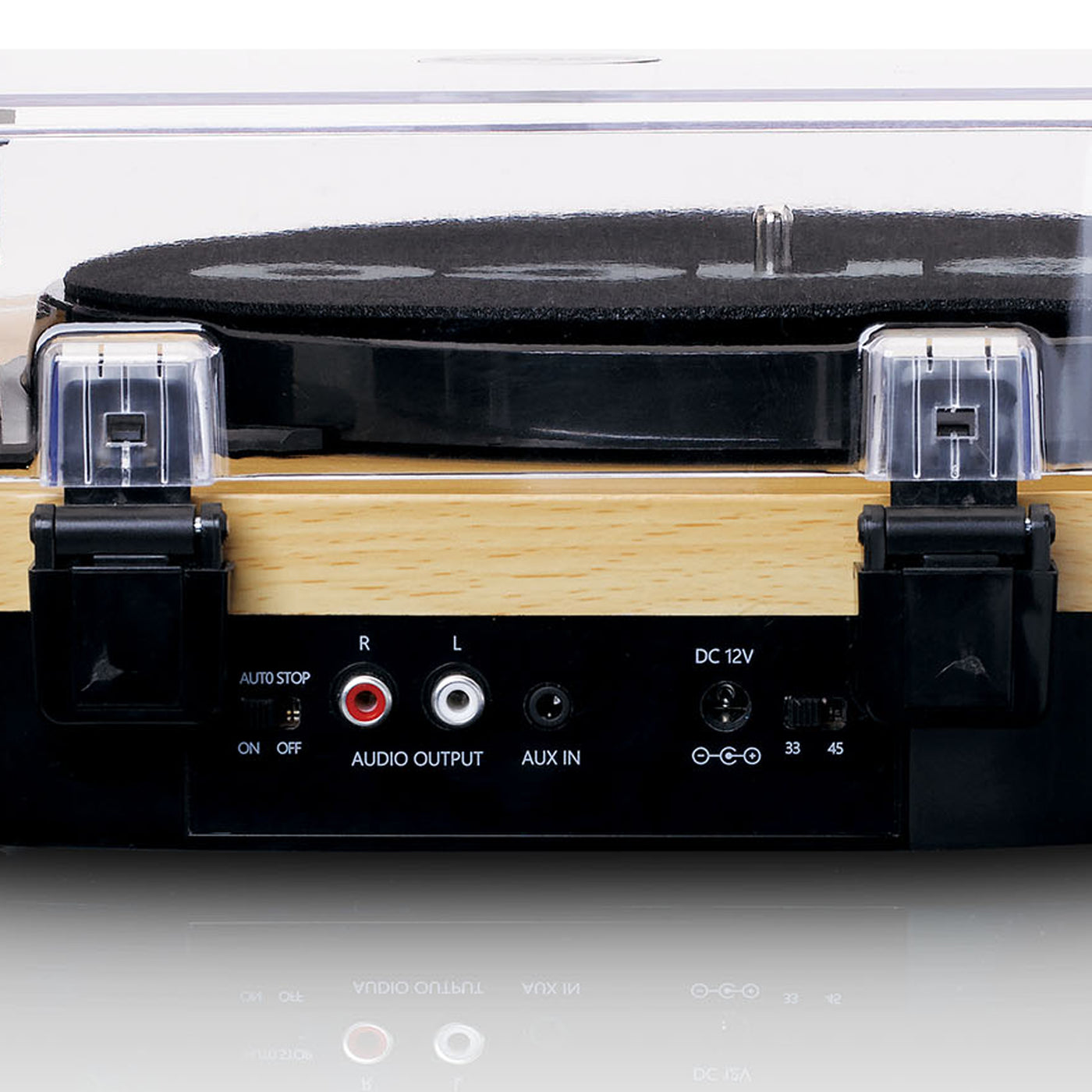 LENCO LS-40WD - Platenspeler met ingebouwde speakers - Hout