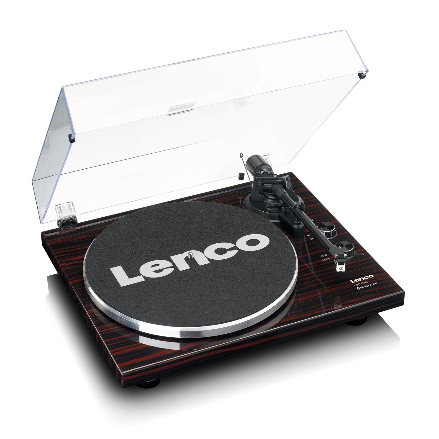 LENCO LBT-189WA - Record Player with Bluetooth® transmission, dark brown