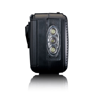 LENCO MCR-113BK - Portable hand crank emergency radio, flashlight and power bank in one - Black