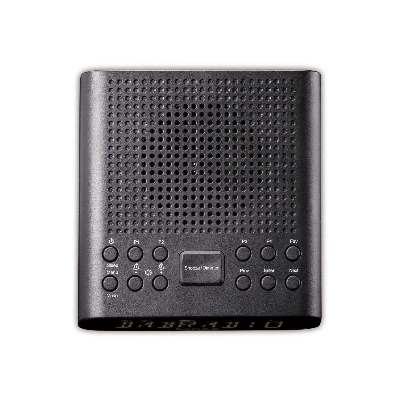 LENCO CR-606BK - Wekkerradio met DAB+/FM, Bluetooth® en groot dimbaar LCD-display - Zwart