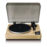 LENCO LBTA-166SI - Fully automatic turntable with Bluetooth® transmission and preamplifier - Metal platter and tonearm - Pine wood