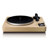 LENCO LBTA-166SI - Fully automatic turntable with Bluetooth® transmission and preamplifier - Metal platter and tonearm - Pine wood
