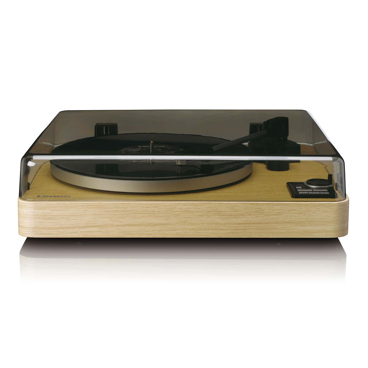 LENCO LBTA-166SI - Fully automatic turntable with Bluetooth® transmission and preamplifier - Metal platter and tonearm - Pine wood