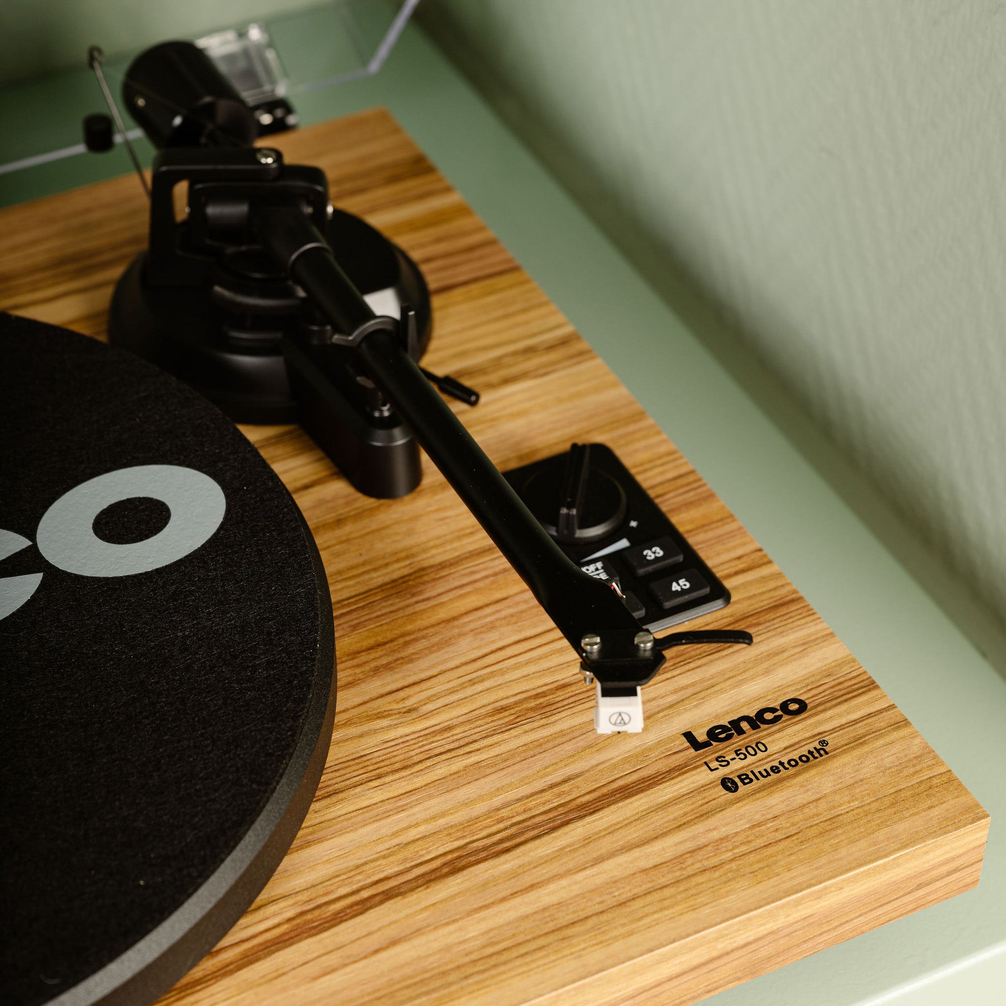 LENCO LS-500 - Record player with 2 external speakers – Lenco