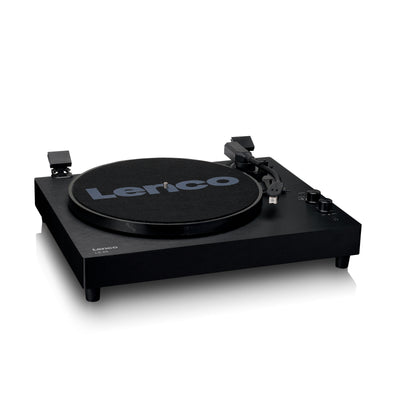 Lenco LS-60BK - Wooden turntable with Bluetooth and built-in speakers - Black