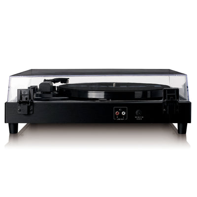 Lenco LS-60BK - Wooden turntable with Bluetooth and built-in speakers - Black