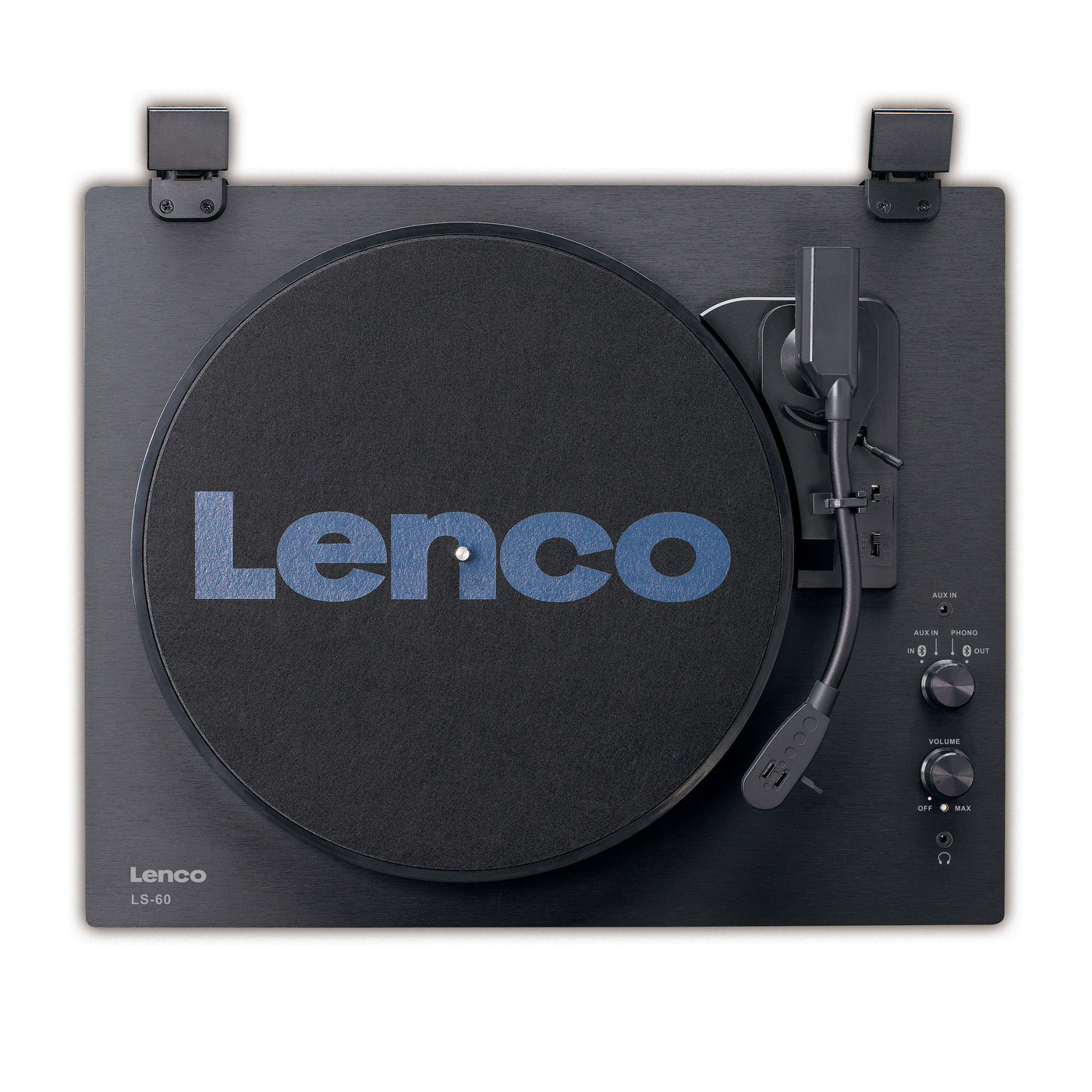 Lenco LS-60BK - Wooden turntable with Bluetooth and built-in speakers - Black