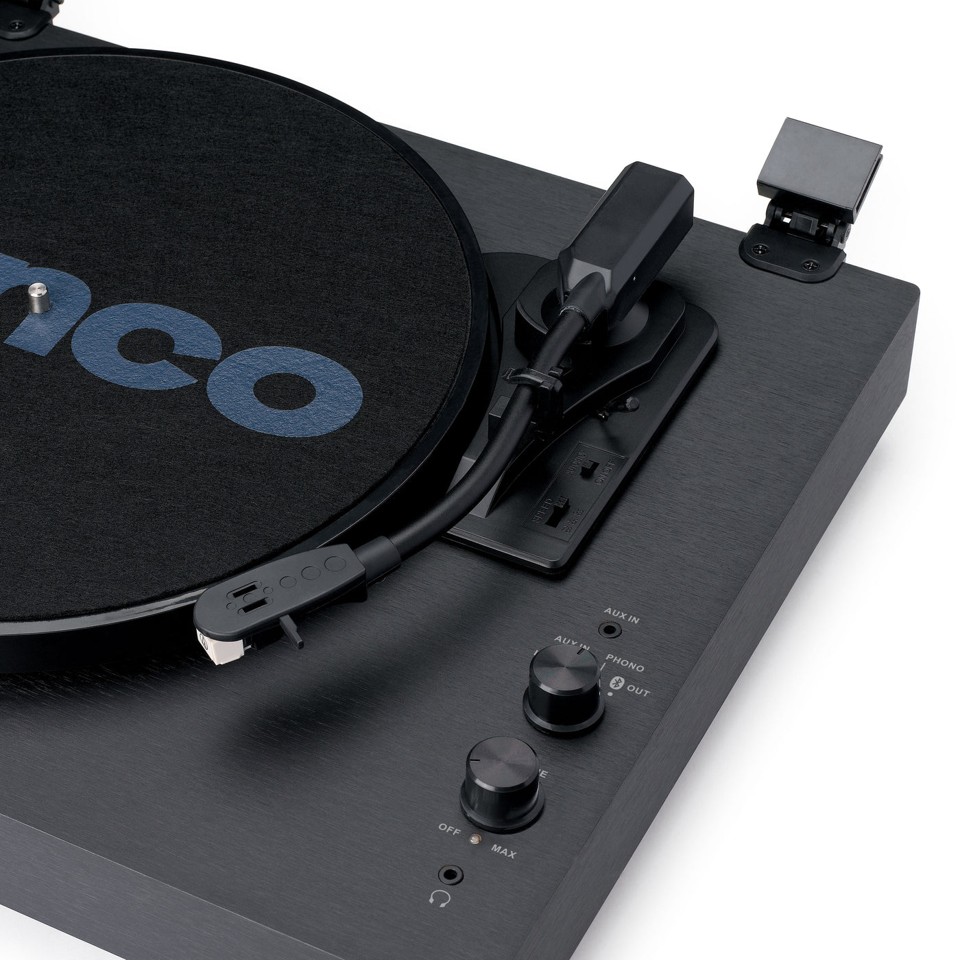 Lenco LS-60BK - Wooden turntable with Bluetooth and built-in speakers - Black