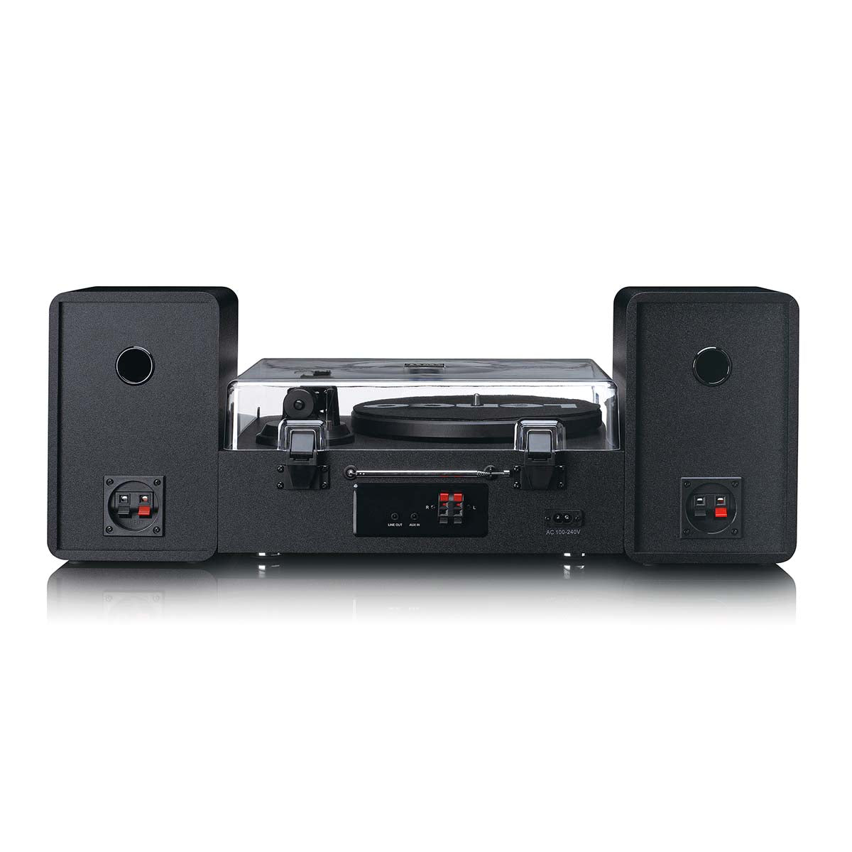 ミ*ナ様 ☆intercord japan RADIO SAMPLER☆ Lenco MC-760BK HiFi Stereo System with Turntable | DAB+, CD, Bluetooth