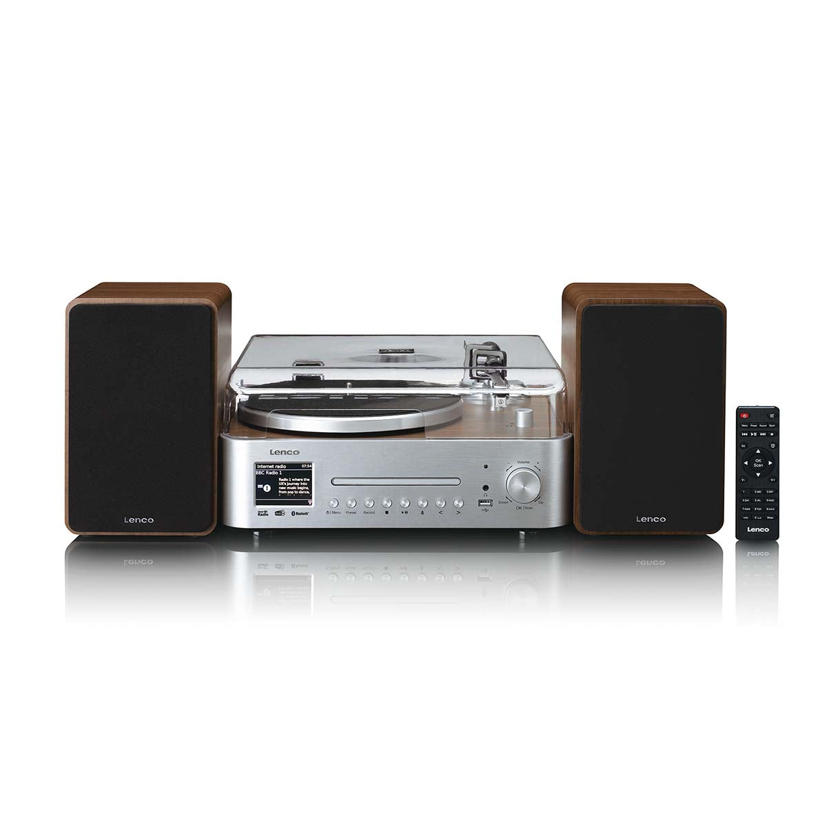 LENCO MC-860WDSI - Hifi Stereoset met platenspeler en speakers