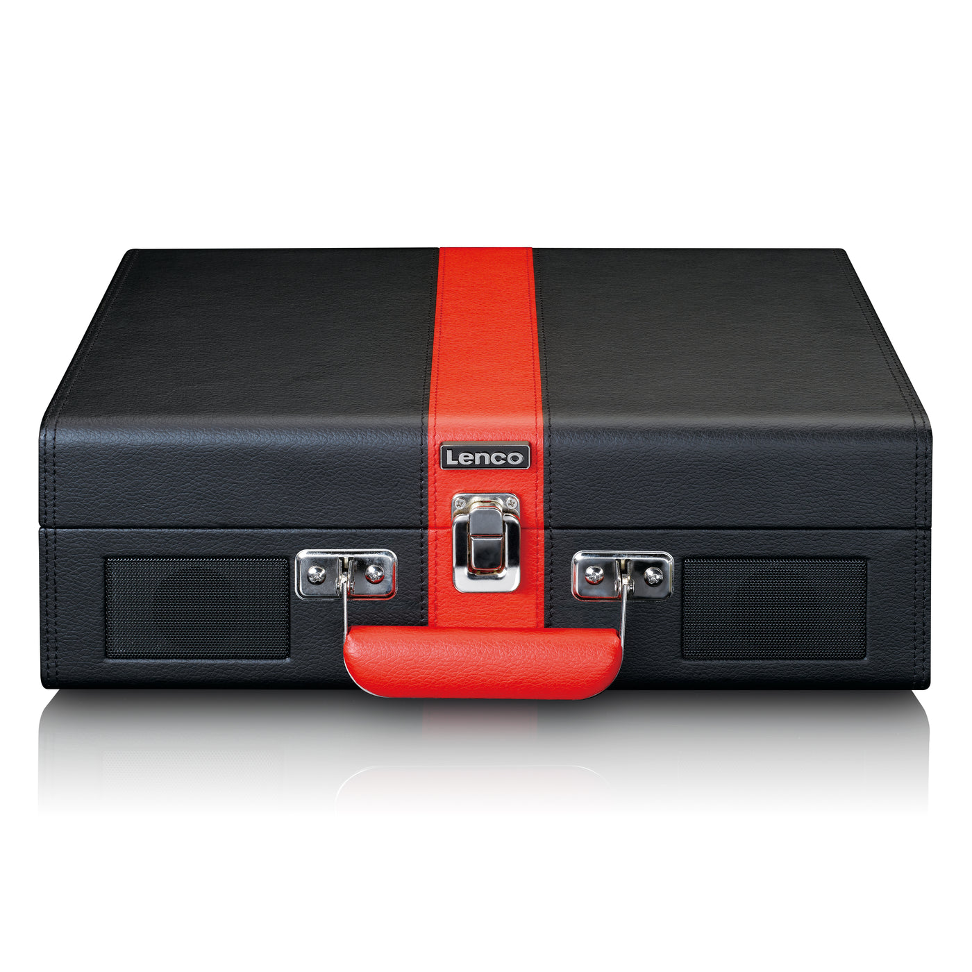 CLASSIC PHONO TT-110BKRD - Platenspeler met Bluetooth® ontvangst en ingebouwde speakers - Zwart Rood