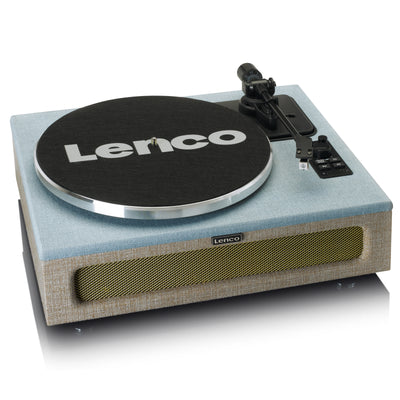 LENCO LS-440BUBG - Record Player with 4 built-in speakers - Fabric