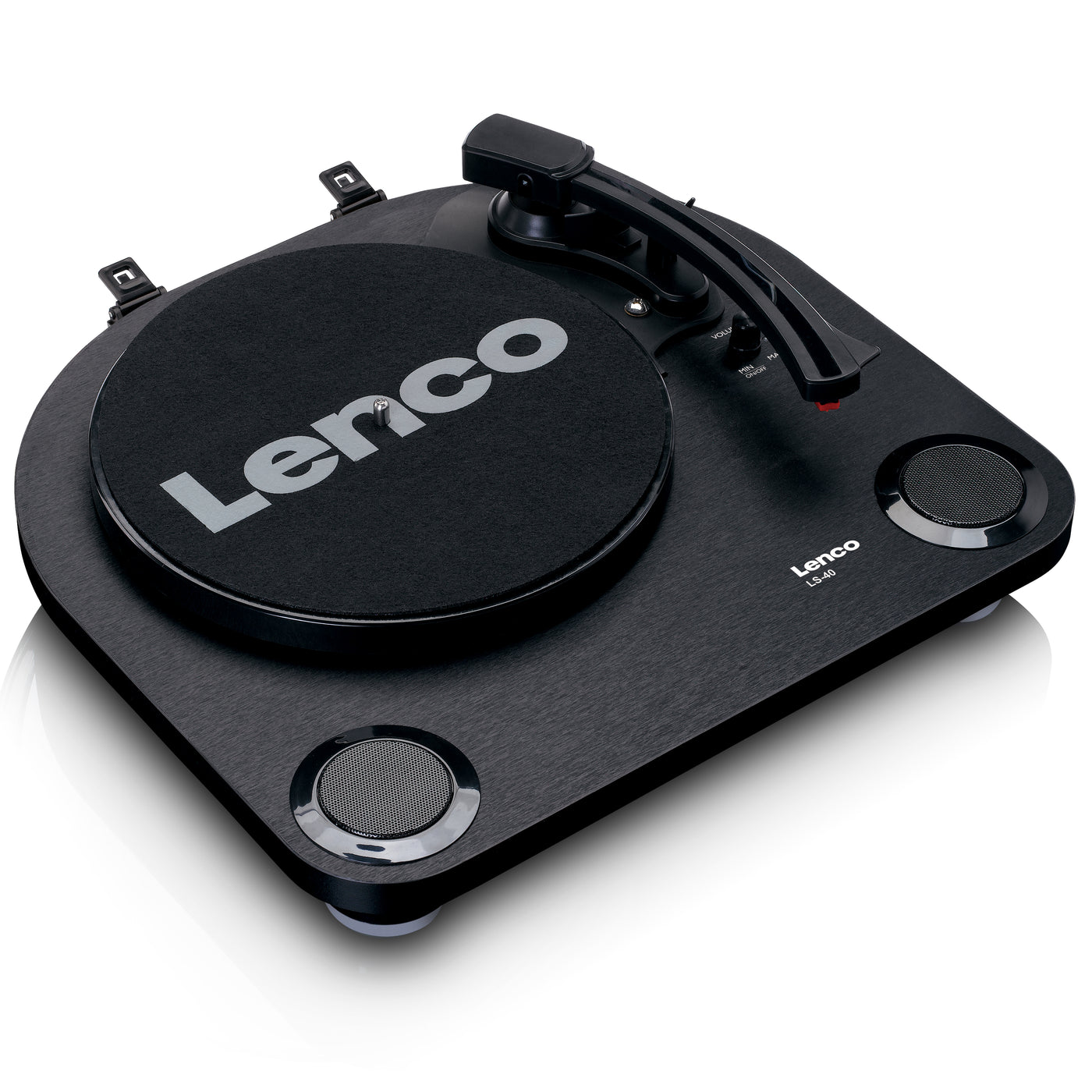 LENCO LS-40BK - Platenspeler met ingebouwde speakers - Zwart