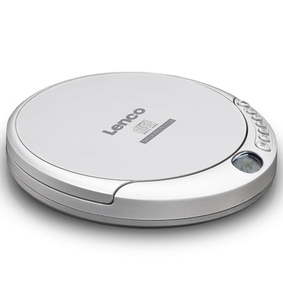 LENCO CD-201SI - Portable CD-player with anti-shock - Silver