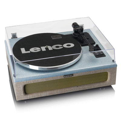 LENCO LS-440BUBG - Record Player with 4 built-in speakers - Fabric