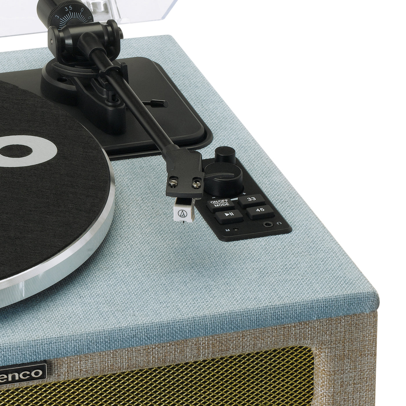 LENCO LS-440BUBG - Record Player with 4 built-in speakers - Fabric