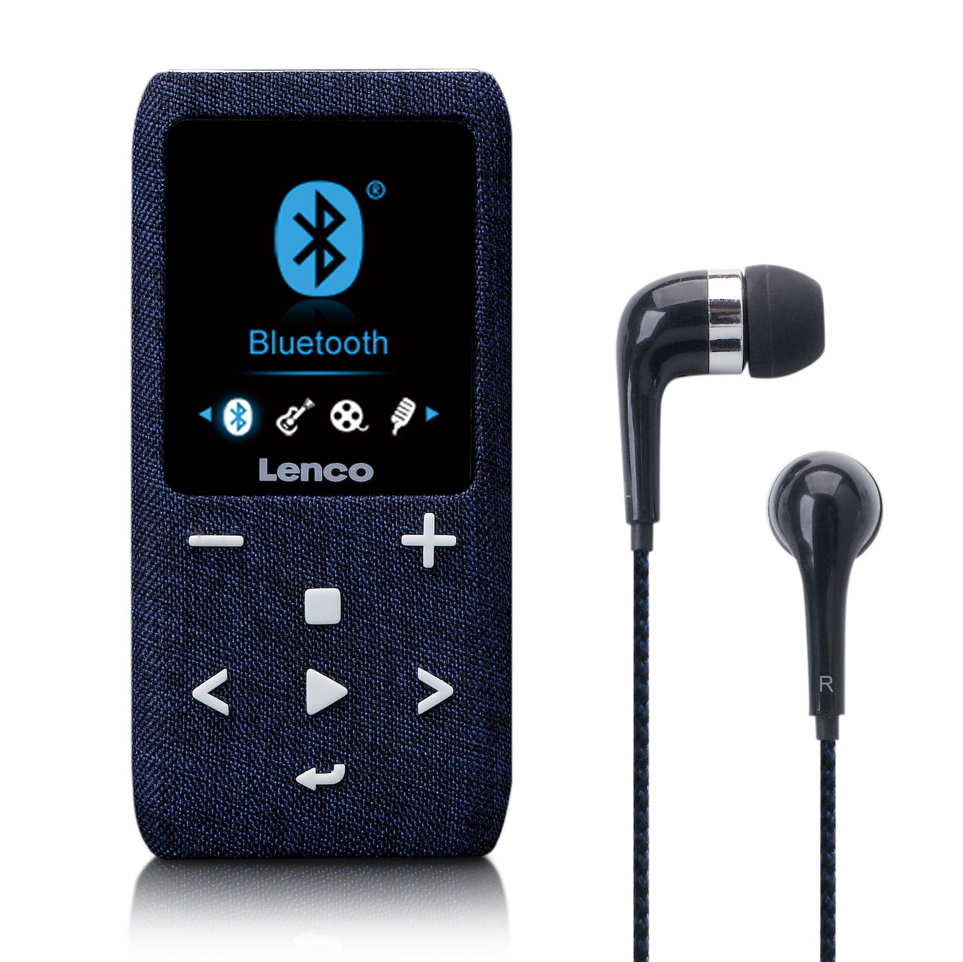 LENCO Xemio-861BU - MP3/MP4 Player with Bluetooth® 8GB Micro SD Card - Blue