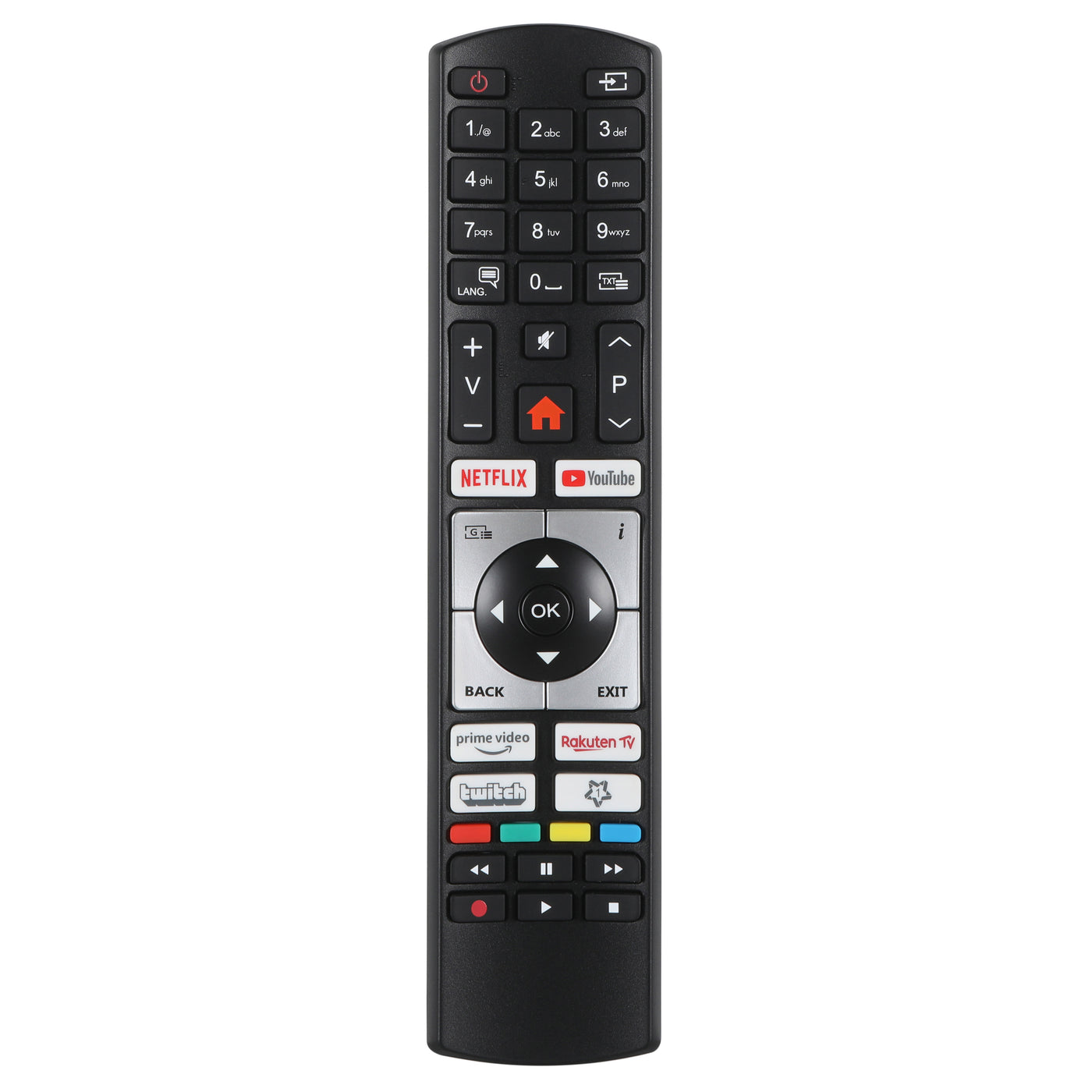 LENCO DVL-2483BK (V2) - 24" Smart TV with built-in DVD player and 12V car adapter - Black