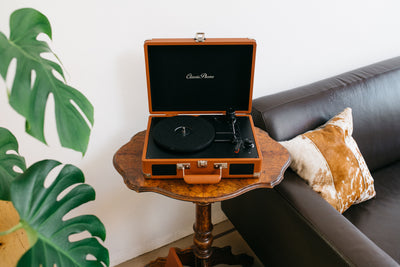 CLASSIC PHONO TT-10BN - Suitcase Record Player with speakers - Brown