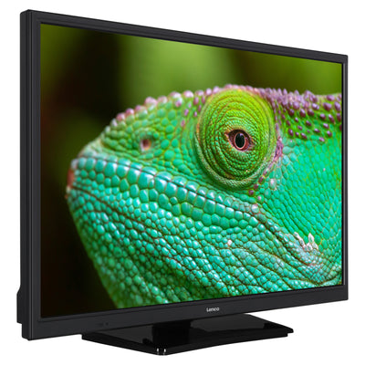 LENCO LED-2463BK (V2) - 24" Android Smart TV with 12V car adapter, black