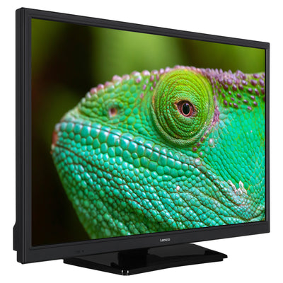 LENCO LED-2463BK - 24" Android Smart TV met 12V auto adapter, zwart