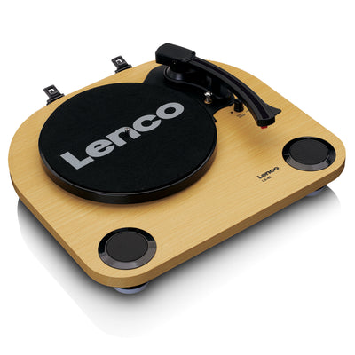 LENCO LS-40WD - Platenspeler met ingebouwde speakers - Hout