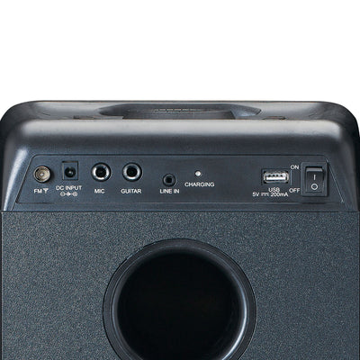 LENCO PA-200BK - PA met LED animatie, TWS functie
