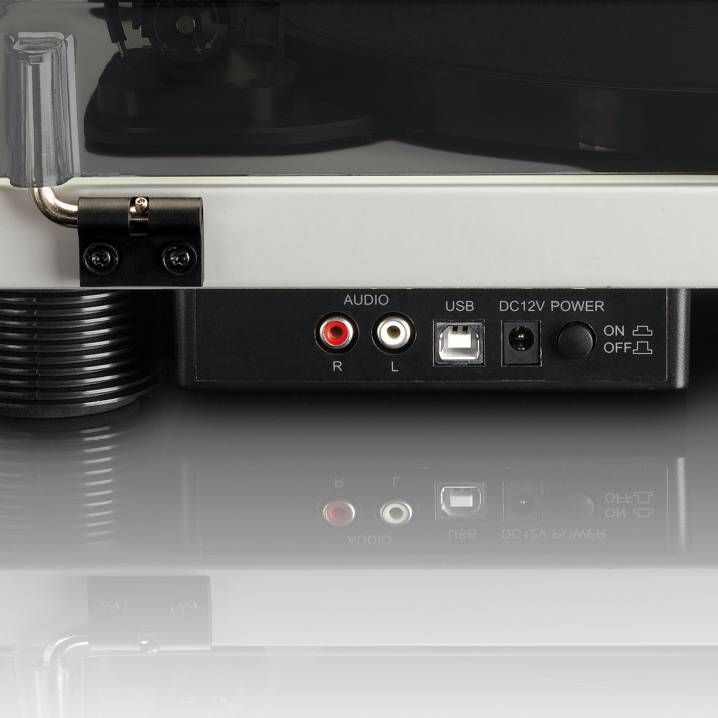 LENCO LS-50GY - Platenspeler mét ingebouwde speakers USB Encoding - Grijs