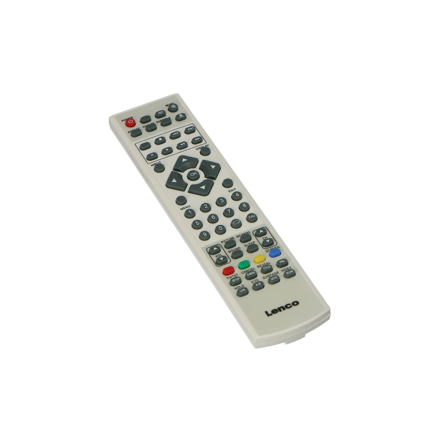 P001510 - Remote Control White DVL-2493