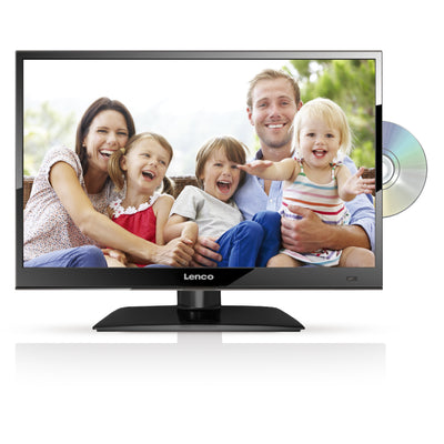 LENCO DVL-1662BK - HD LED-TV 16" DVB-T/T2/S2/C Built-in DVD player - Black