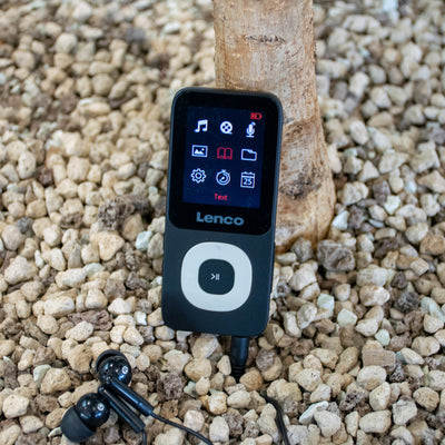 LENCO Xemio-659GY - MP3/MP4 player with 4GB micro SD card, grey