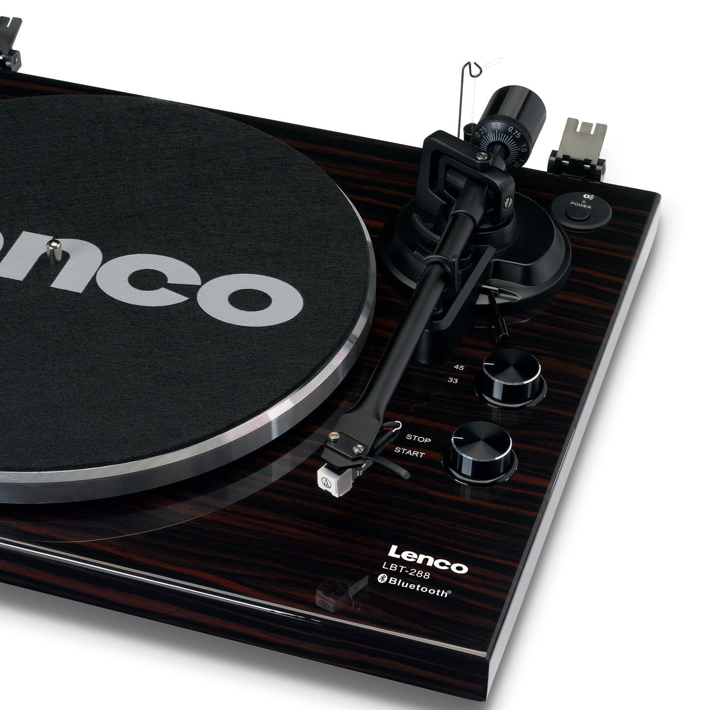 LENCO LBT-288WA - Record Player with Bluetooth® transmission, dark brown