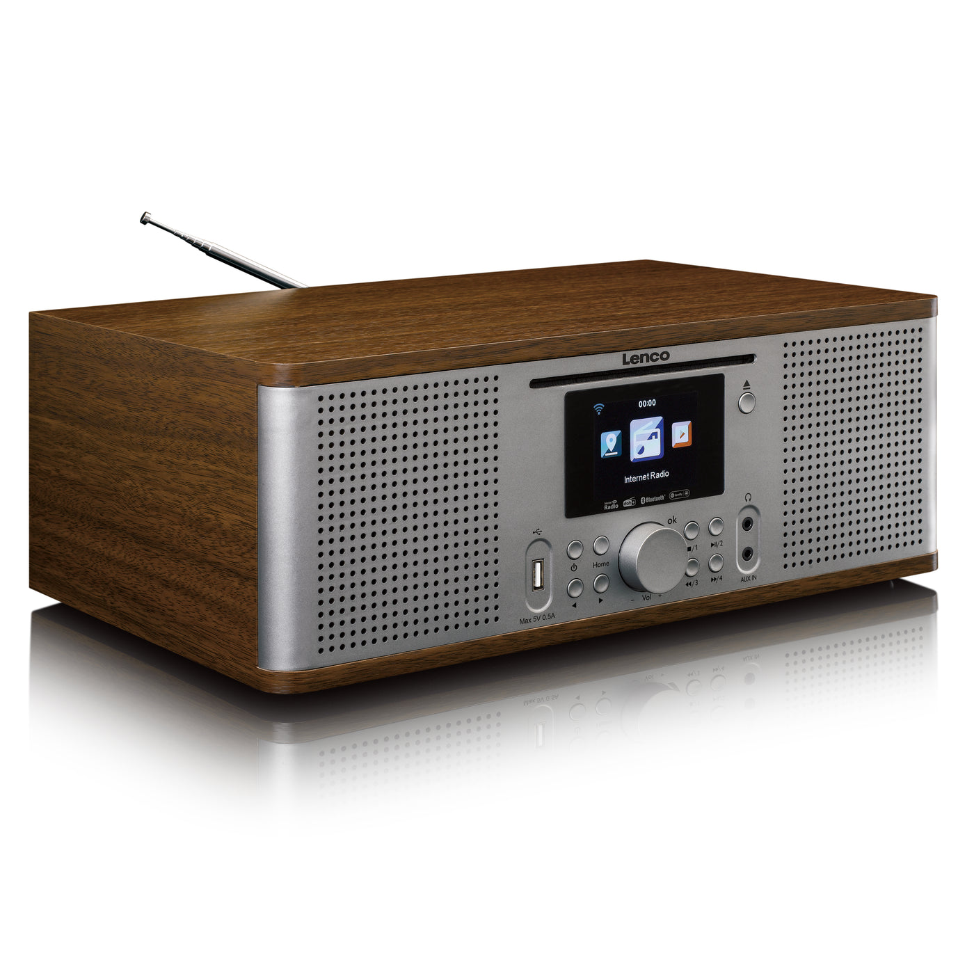LENCO DIR-270WD - Radio met Internet, DAB, FM radio/ CD/BT