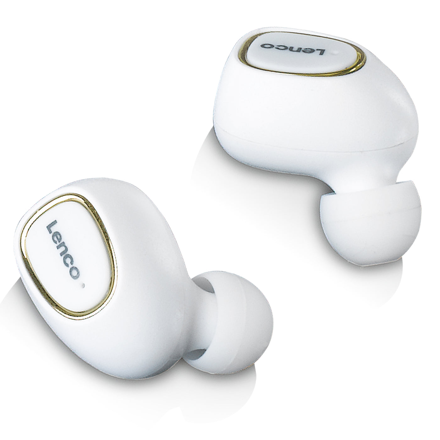 LENCO EPB-410WH Bluetooth® IPX4 TWS Earphone with Powerbank - White