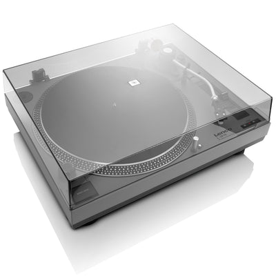 LENCO L-3810WH - Direct-drive Record Player with USB/PC encoding - Grey