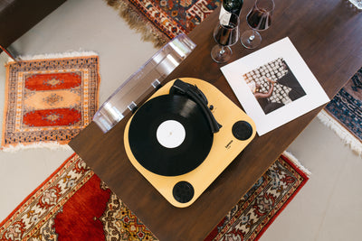 LENCO LS-40WD - Record Player with built-in speakers - Wood