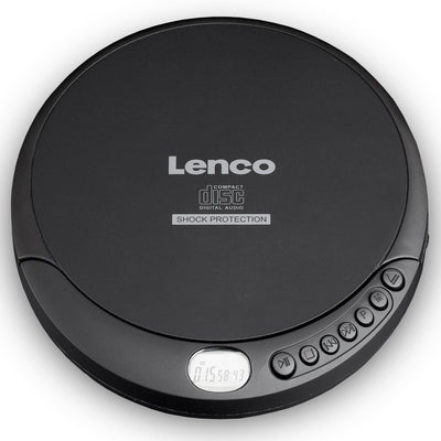 LENCO CD-200 - Portable CD-player with anti-shock - Black