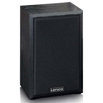 LENCO - LS-101BK - Houten platenspeler met Bluetooth®, 2 externe speakers