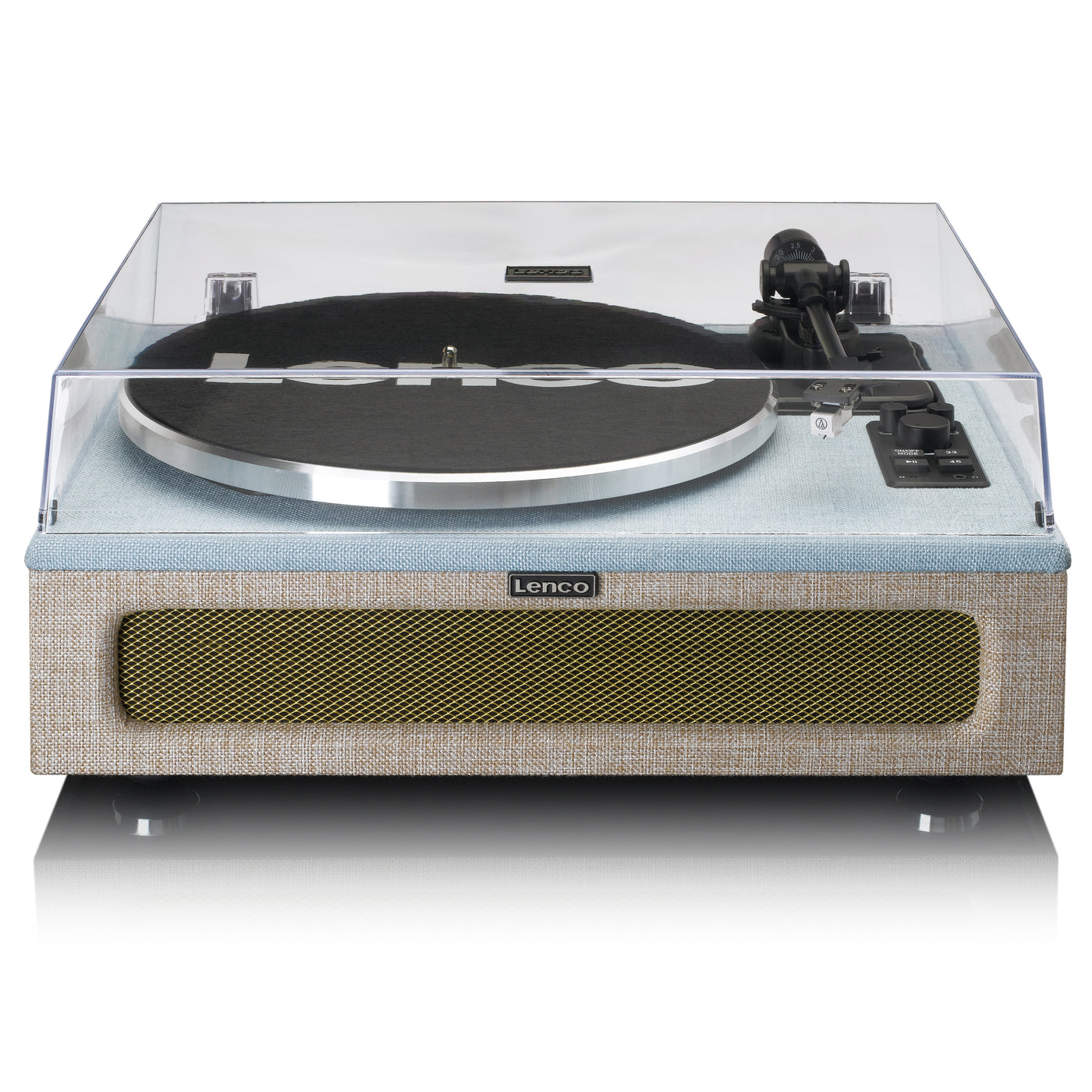 LENCO LS-440BUBG - Record Player with 4 built-in speakers - Fabric