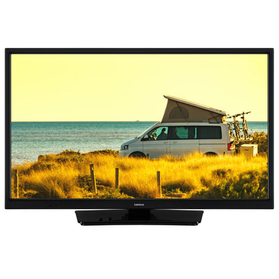 LENCO LED-2463BK (V2) - 24" Android Smart TV with 12V car adapter, black