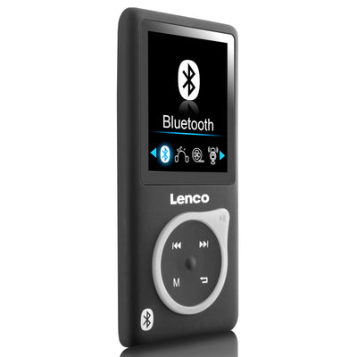 LENCO XEMIO-768 Grey - MP3/MP4 player with Bluetooth® incl. 8GB micro SD card - Grey