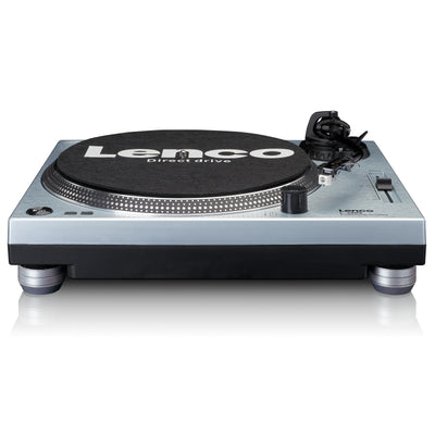 LENCO L-3809ME - Direct aangedreven Platenspeler met USB/PC encoding - Metallic blauw