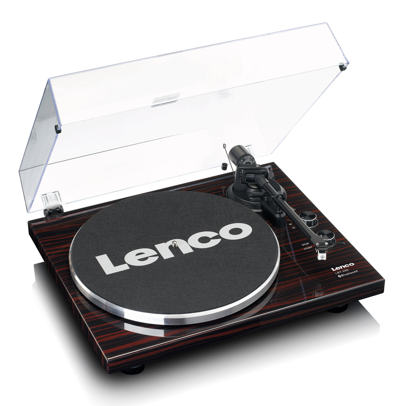 LENCO LBT-288WA - Record Player with Bluetooth® transmission, dark brown