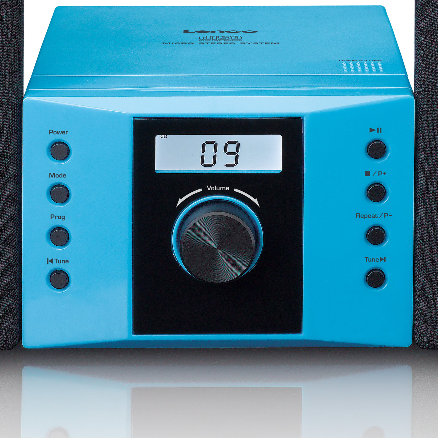 LENCO MC-013BU - Stereo set met FM radio en CD speler - Blauw