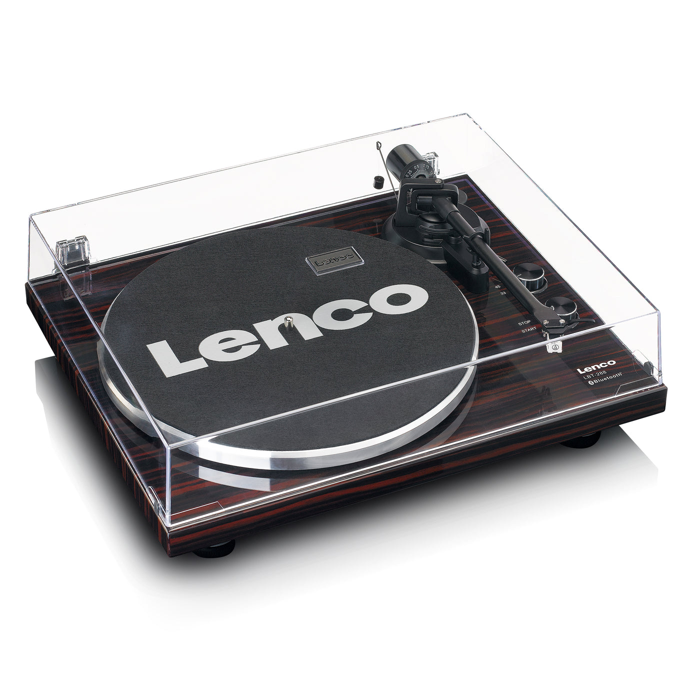 LENCO LBT-288WA - Record Player with Bluetooth® transmission, dark brown